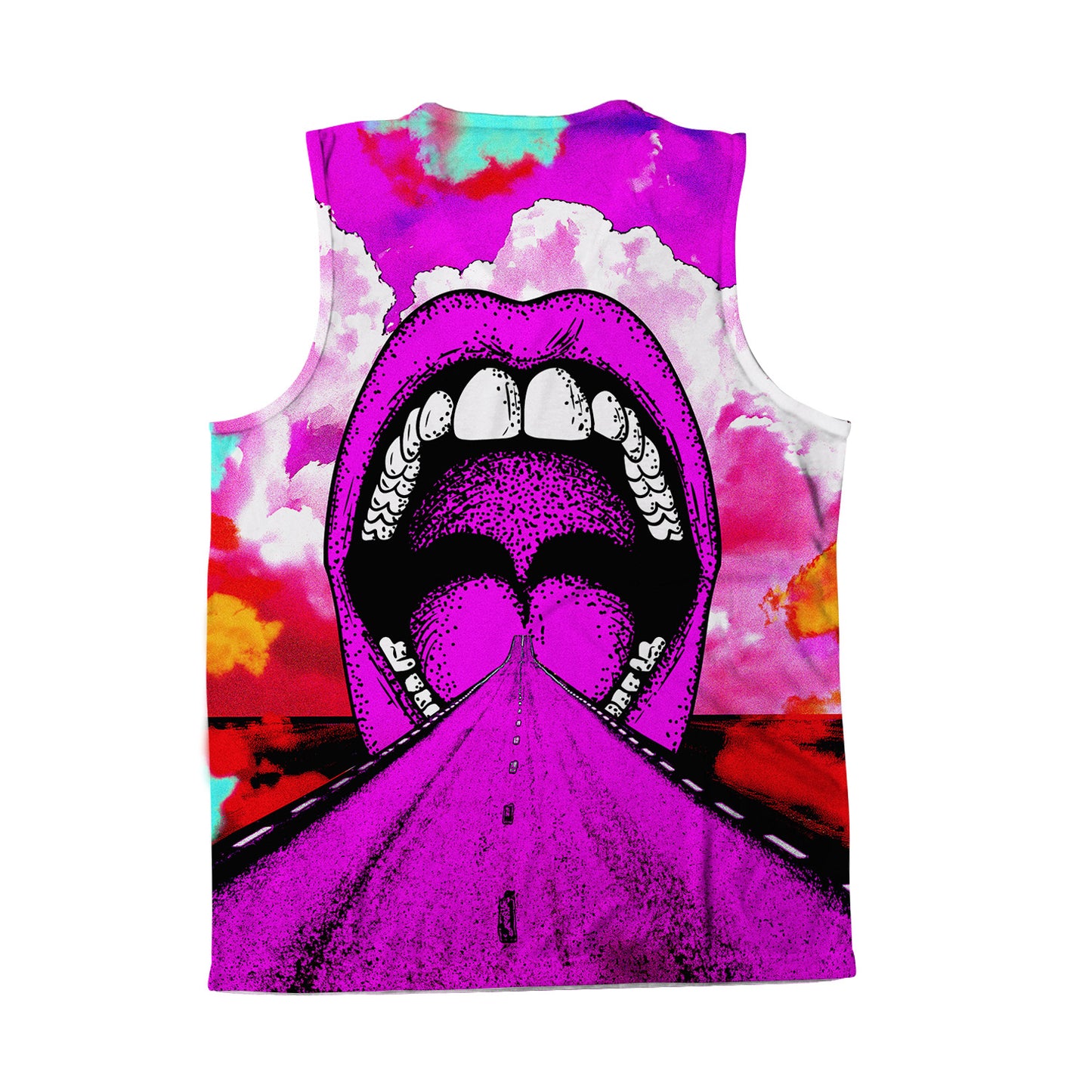 Into My Mouth All Over Print Sleeveless Tee