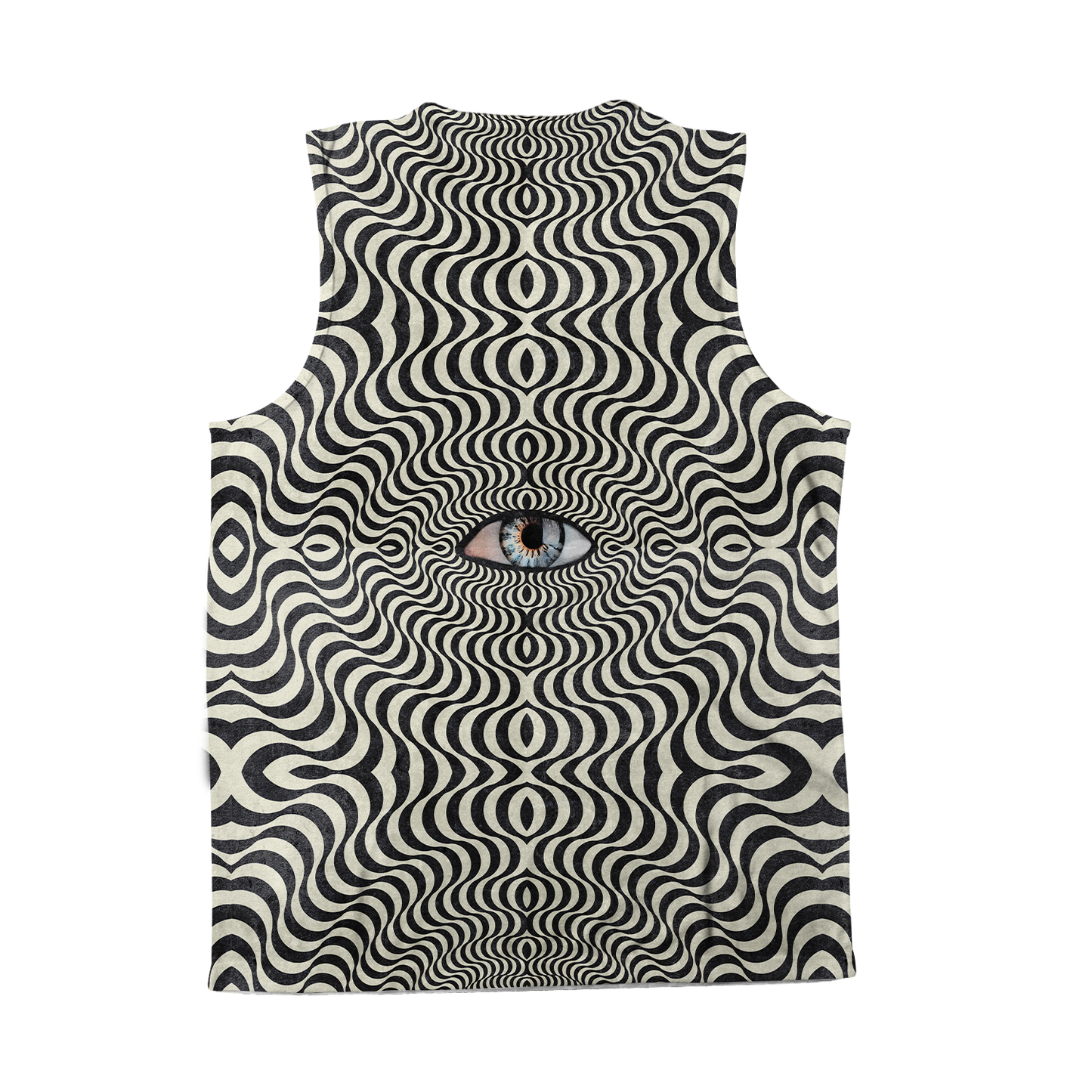 Hypnotic Eye All Over Print Sleeveless Tee