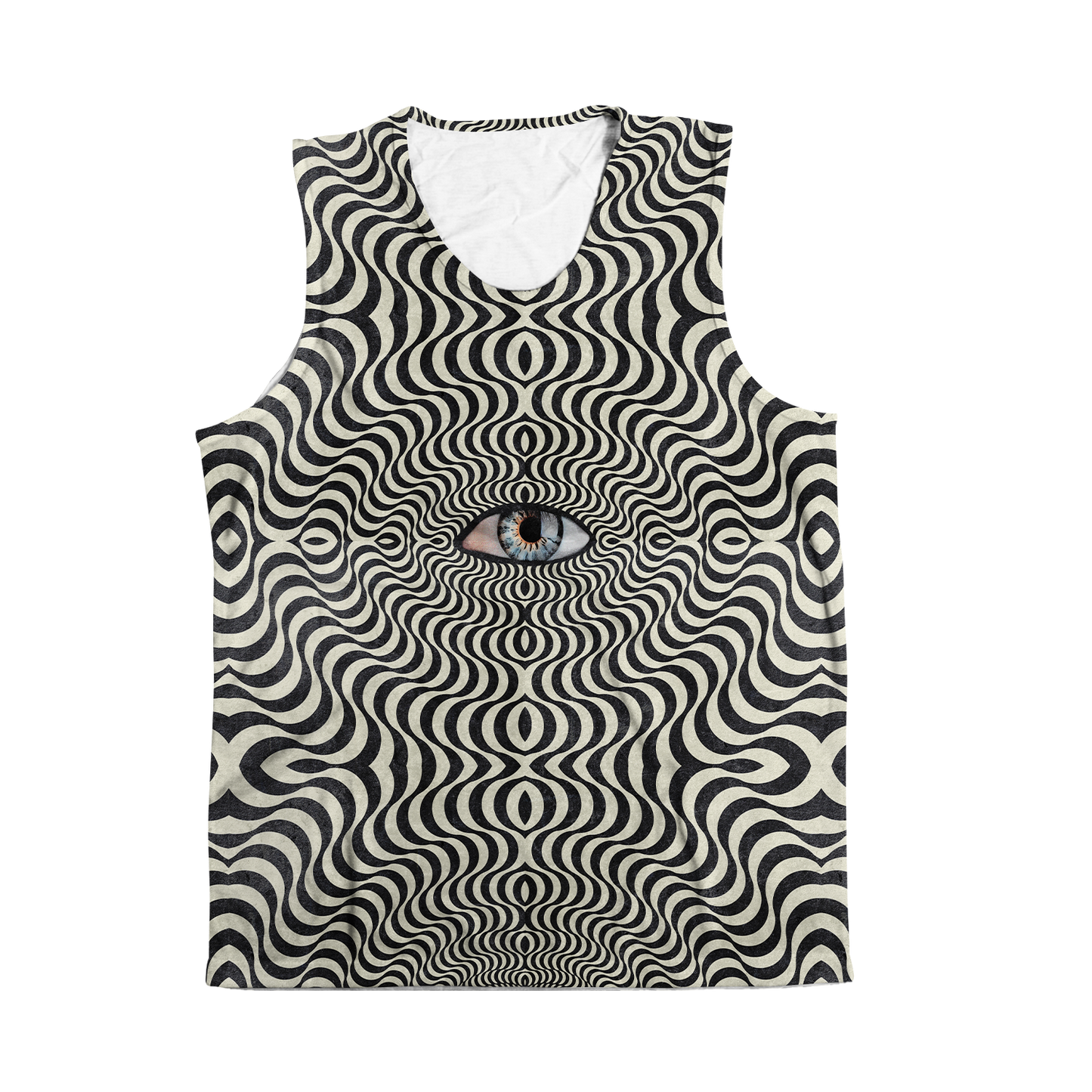 Hypnotic Eye All Over Print Sleeveless Tee