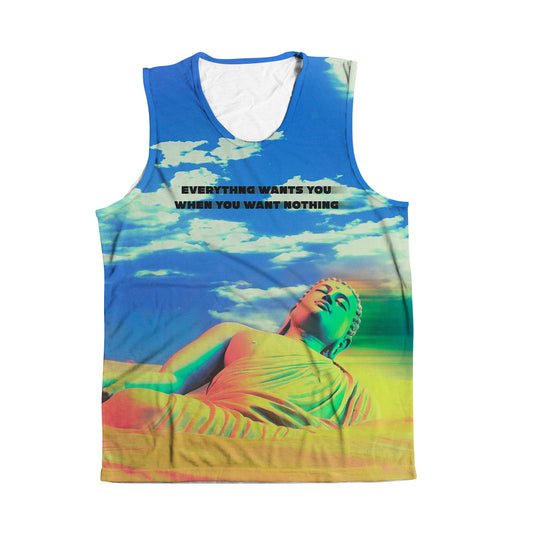 Everything Wants You All Over Print Sleeveless Tee