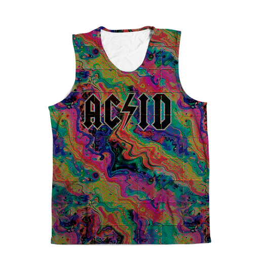 Acid Melt All Over Print Sleeveless Tee