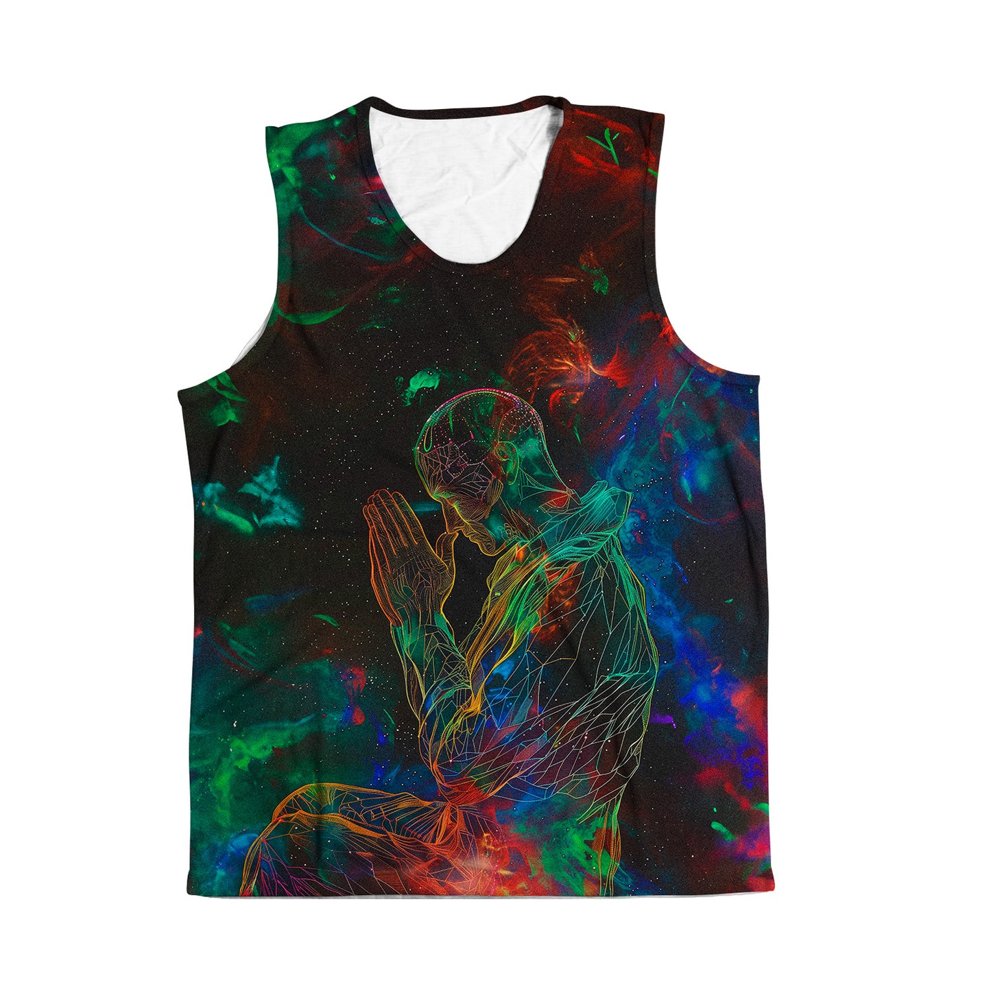 Prayer All Over Print Sleeveless Tee