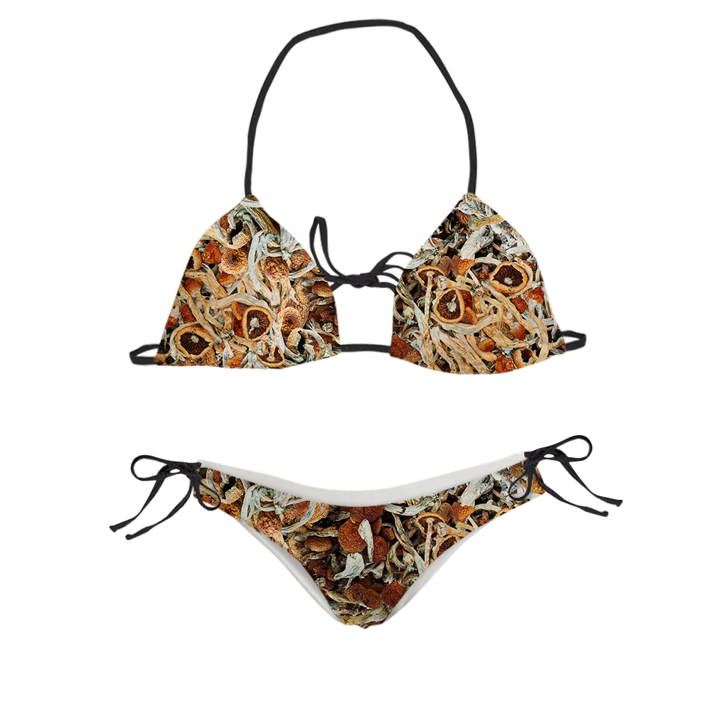 Psi~ Is My Friend All Over Print Sling Bikini Swimsuit