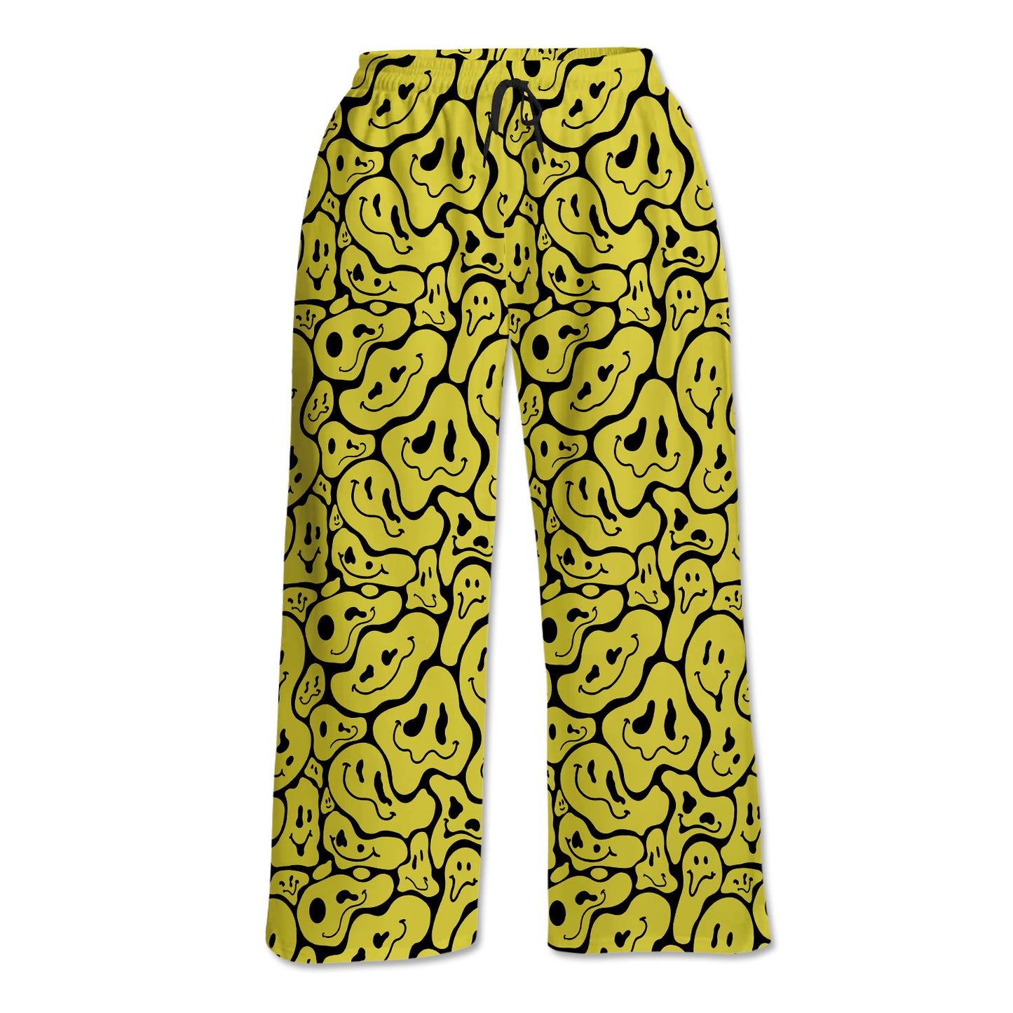 Trippy Smiley Wide Leg Lounge Pants