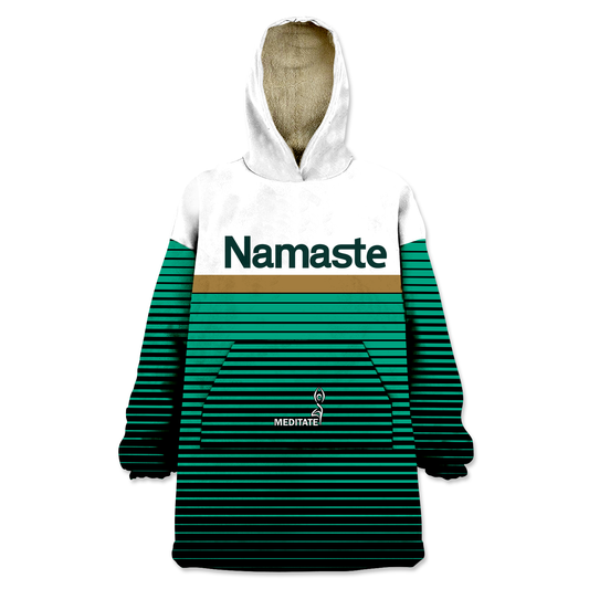 Namaste All Over Print Wearable Hoodie Blanket