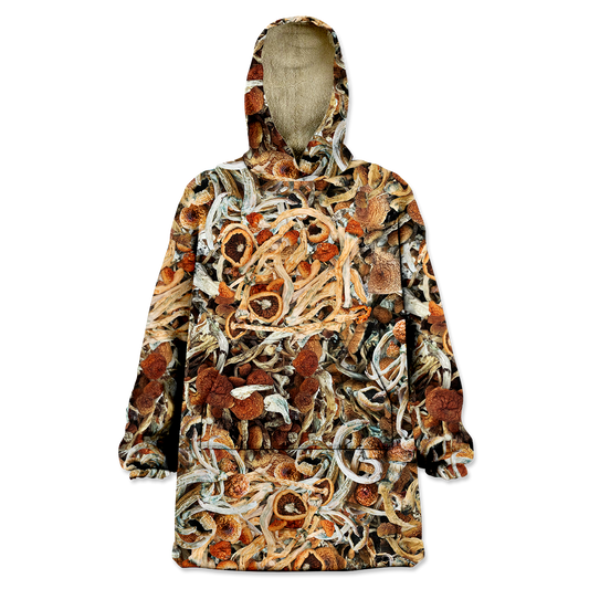 Psi~ Is My Friend All Over Print Wearable Blanket Hoodie