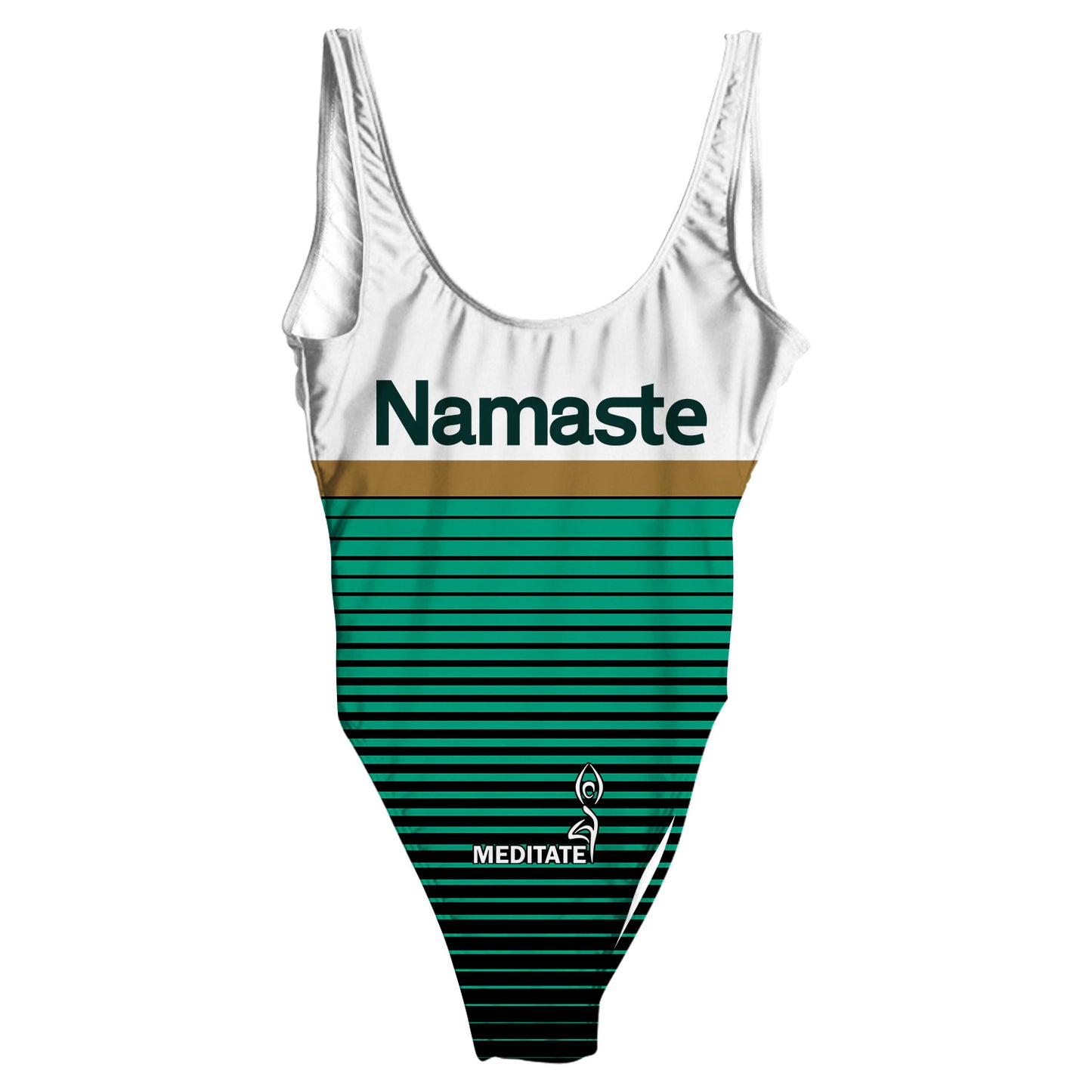 Namaste All Over Print One-piece Swimsuit