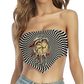 Time Is An Illusion All Over Print Triangle Tube Top