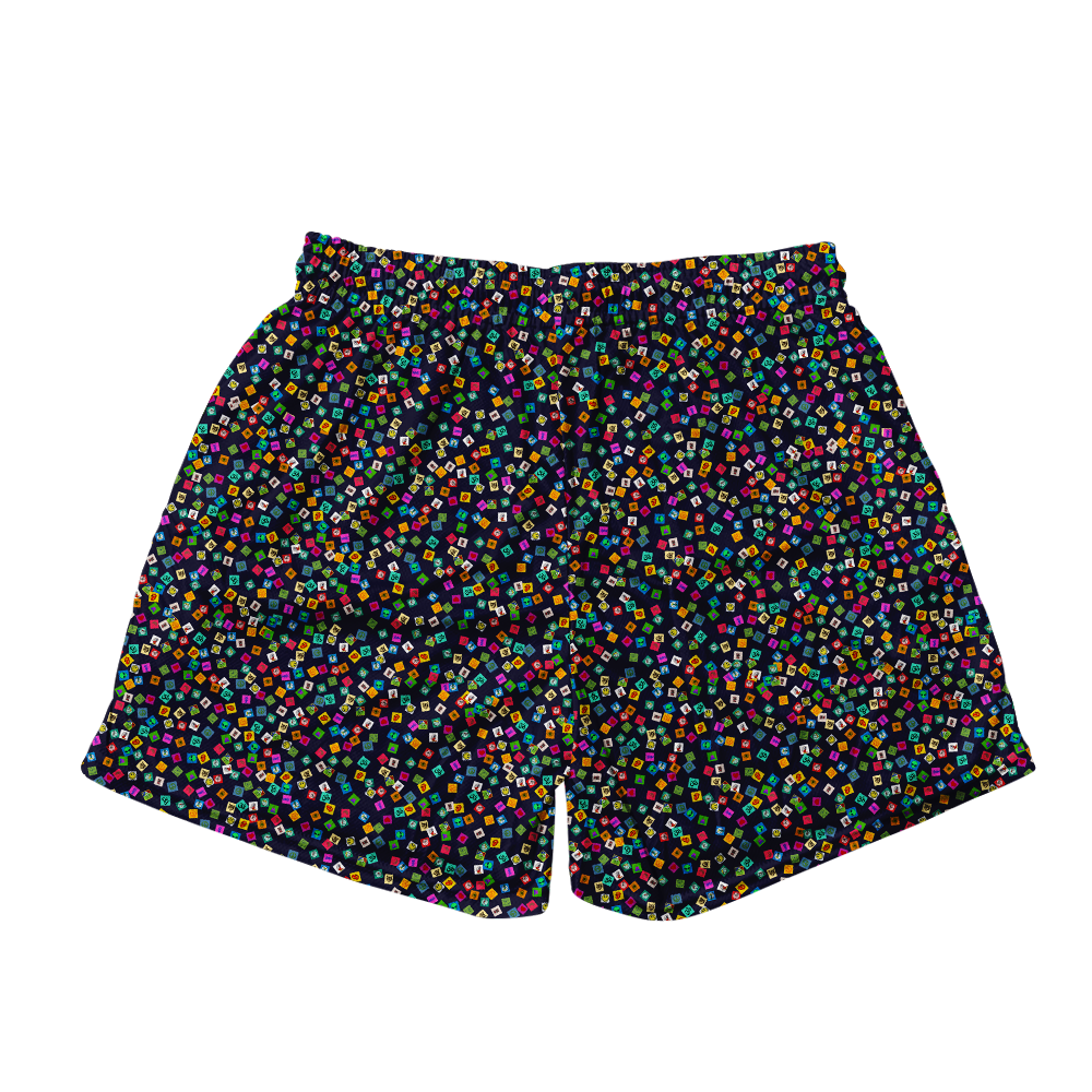 Tabs All Over Print Men's Mesh Shorts