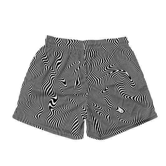 Trippy Wave All Over Print Men's Mesh Shorts