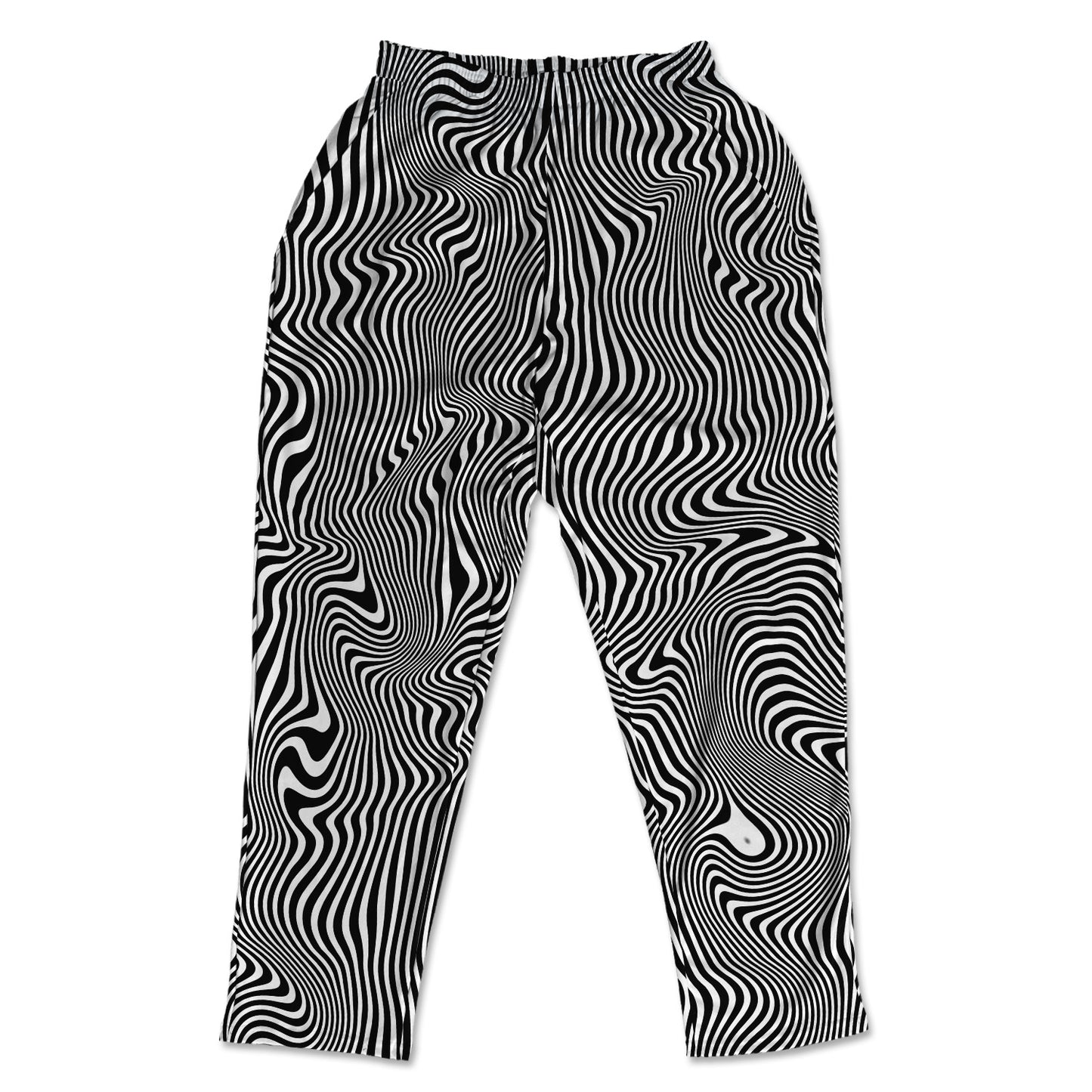 Trippy Wave All Over Print Muscle Pants