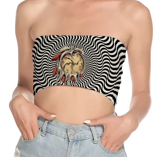 Time Is An Illusion All Over Print Women's Tube Top