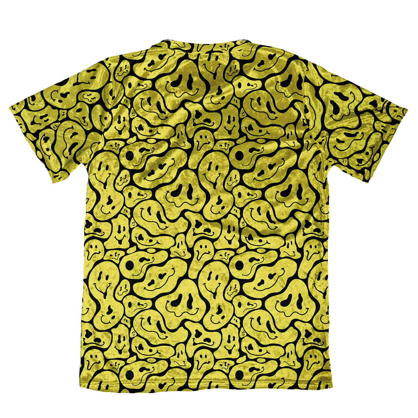 Trippy Smiley Faces Velvet Unisex Tee