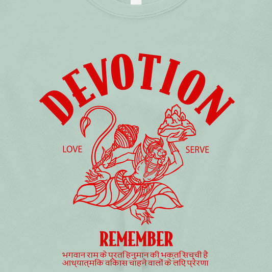 Devotion Graphic Crop Sweatshirt