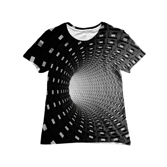 Optical Illusion All Over Print Women's Tee