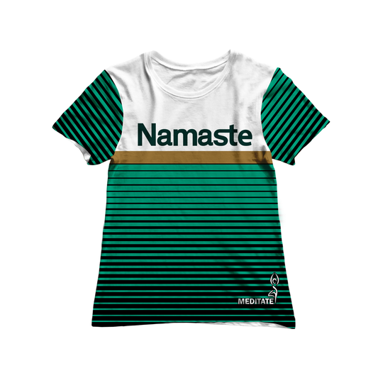 Namaste All Over Print Women's Tee