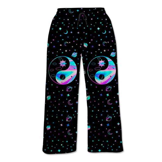 Yingyang Galaxy Wide Leg Lounge Pants