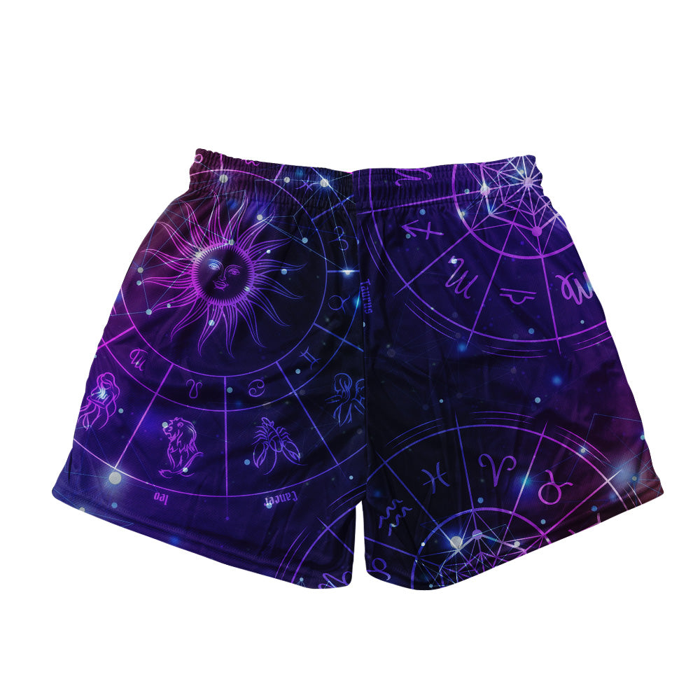 Aquarius All Over Print Men's Mesh Shorts