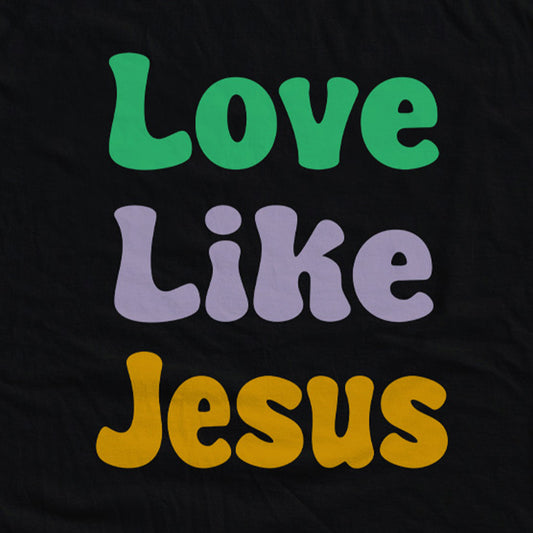 Love Like Jesus Graphic Crop Sweatshirt