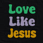 Love Like Jesus Graphic Crop Hoodie