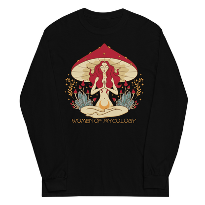 Mystical Woman of Mycology Graphic Long Sleeve Tee