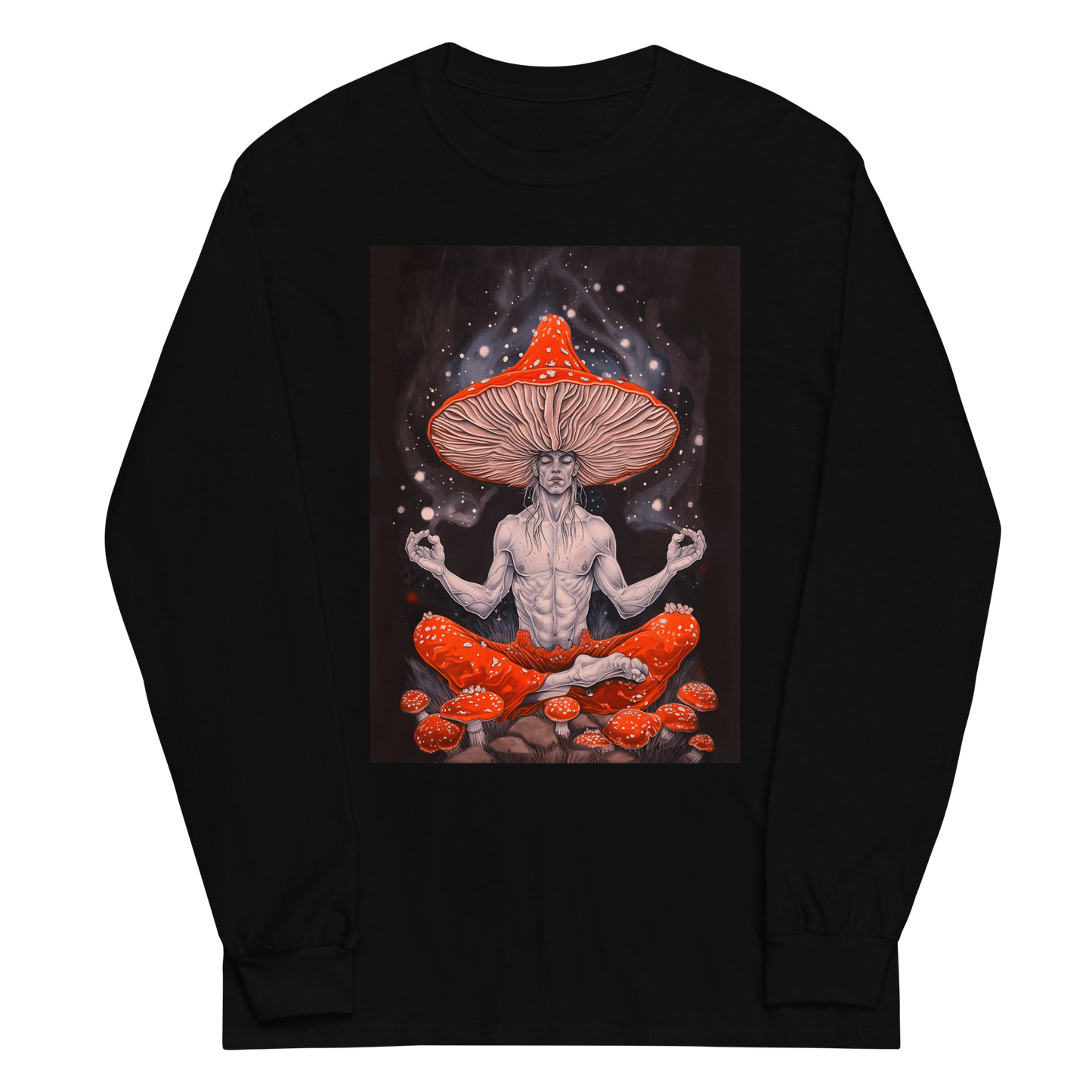 Man Of Mycology Graphic Long Sleeve Tee