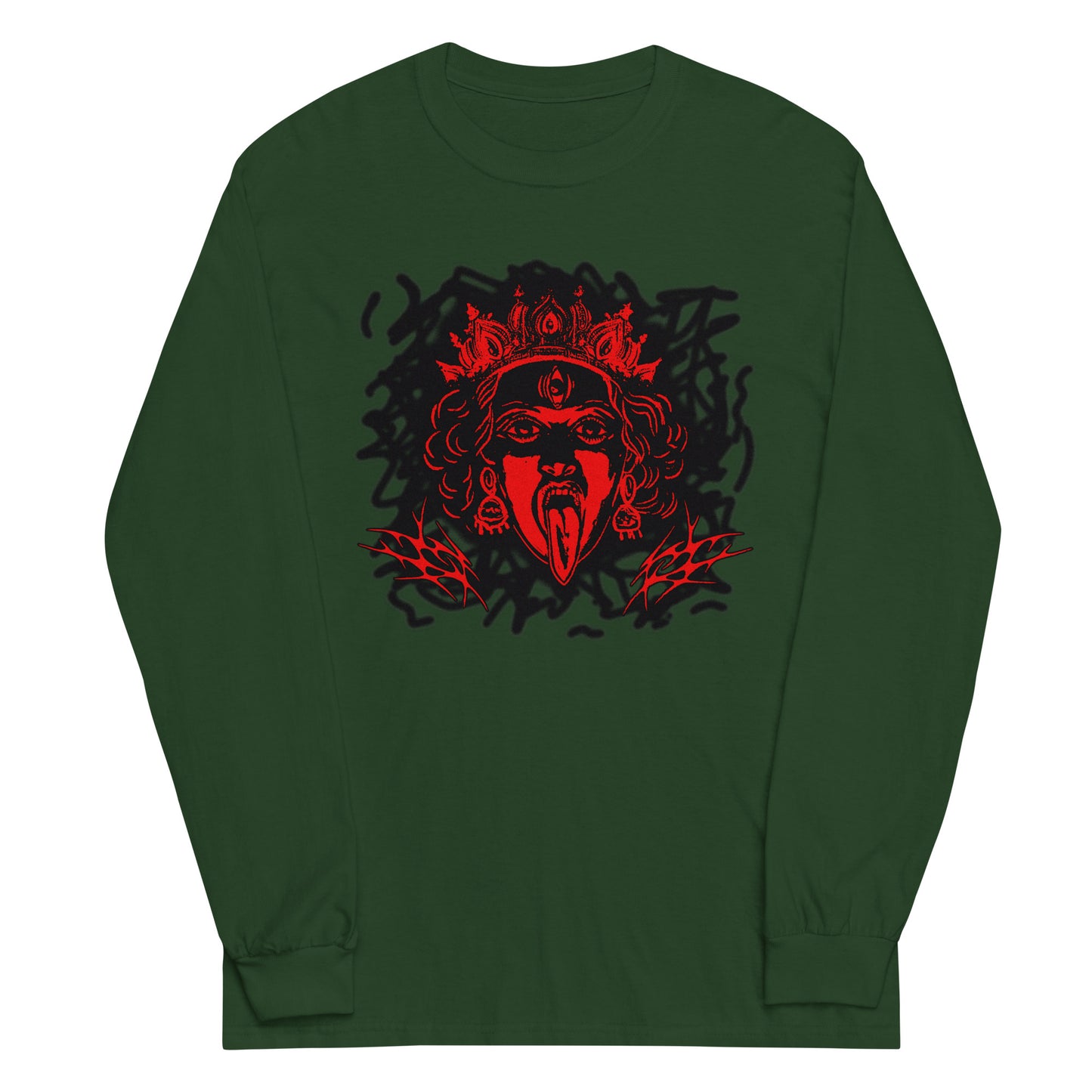 Goddess Kali Graphic Long Sleeve Tee