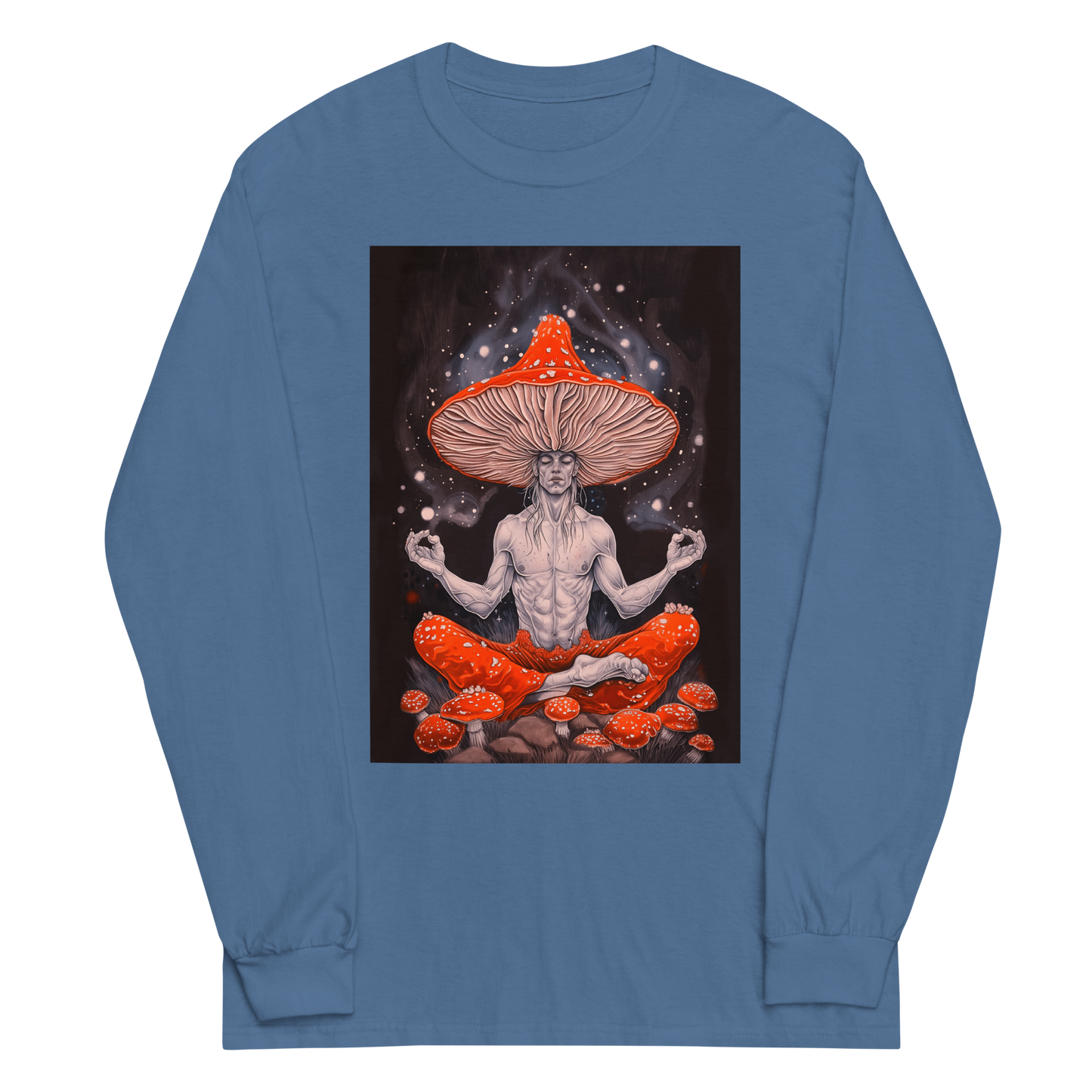 Man Of Mycology Graphic Long Sleeve Tee