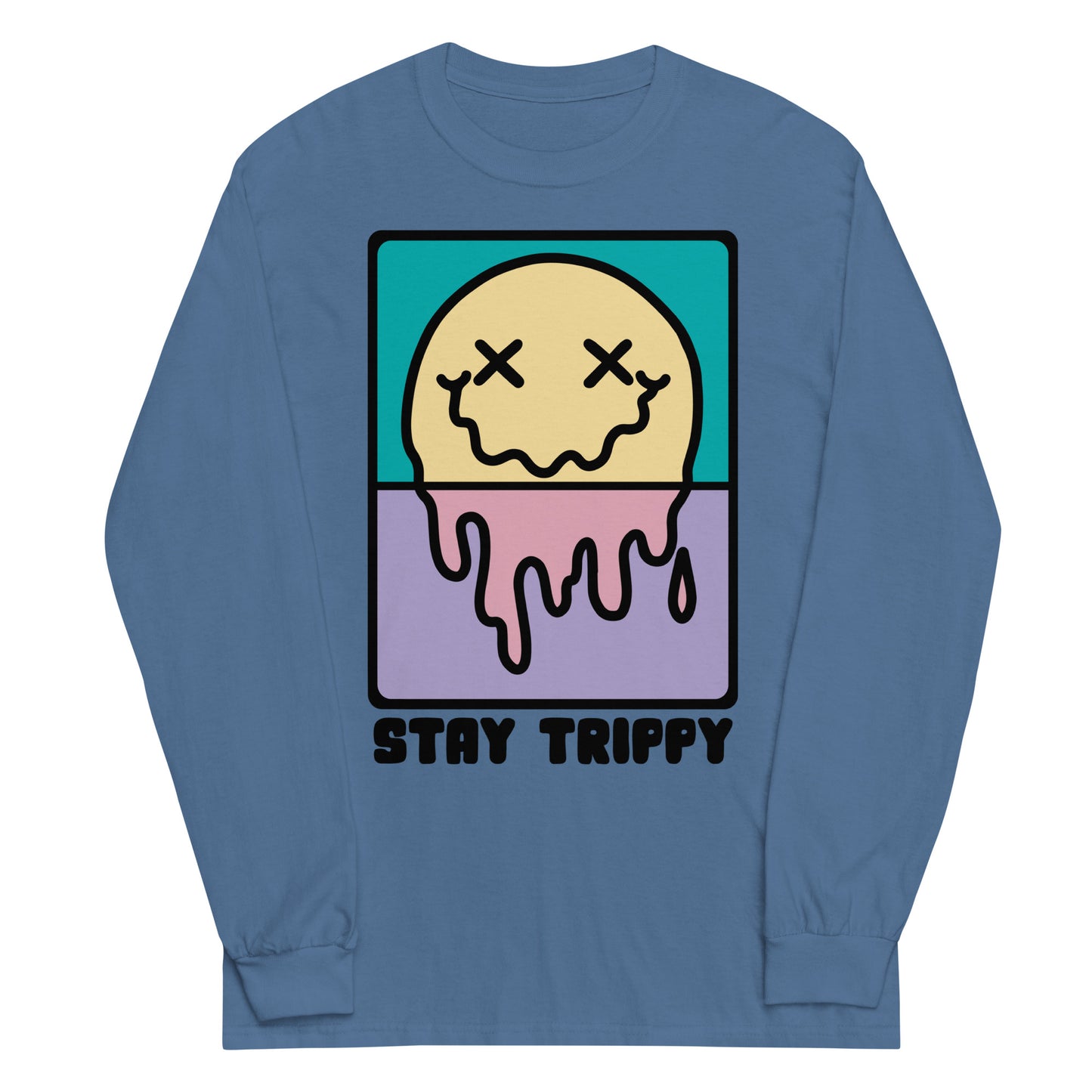 Stay Trippy Graphic Long Sleeve Tee