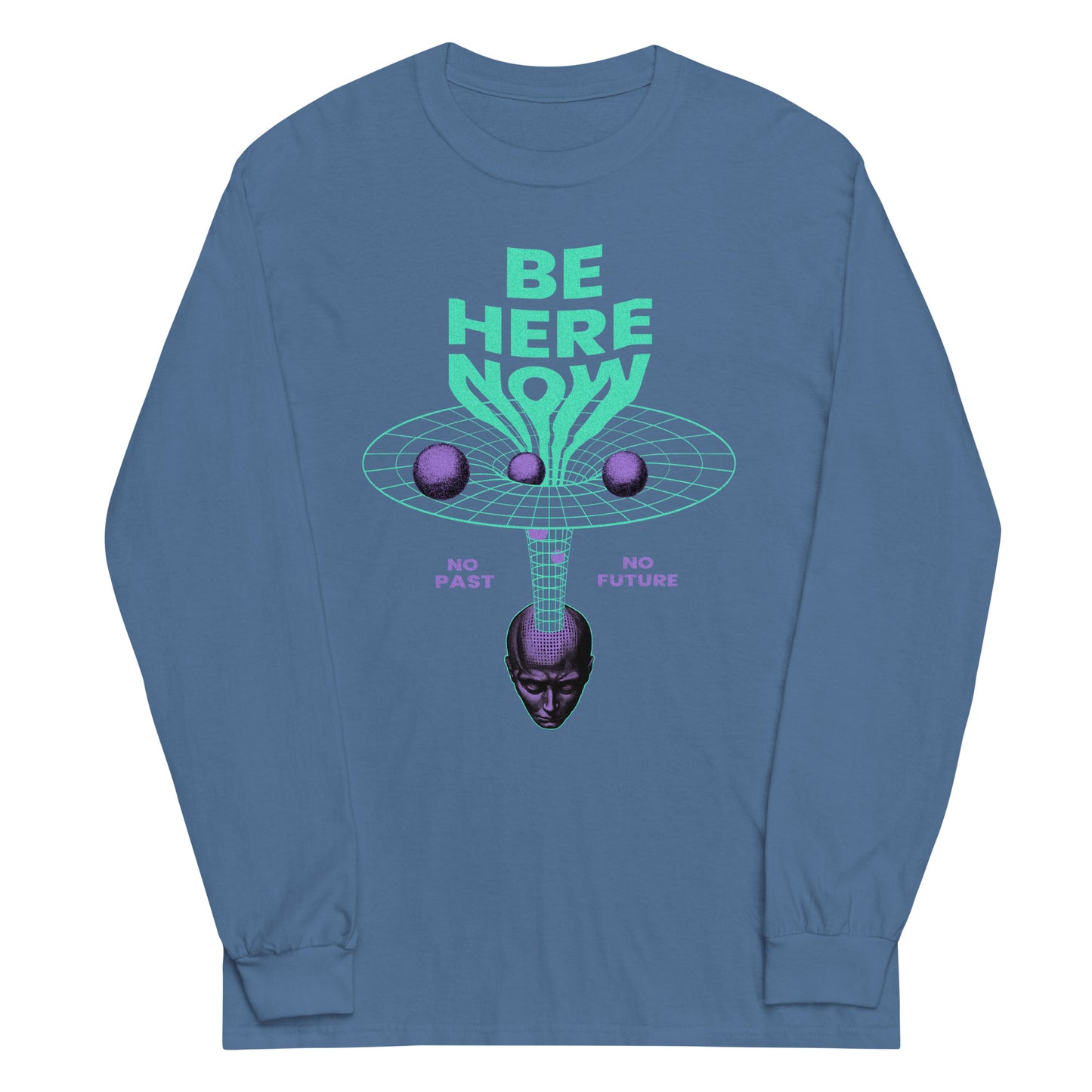 Be Here Now Graphic Long Sleeve Tee