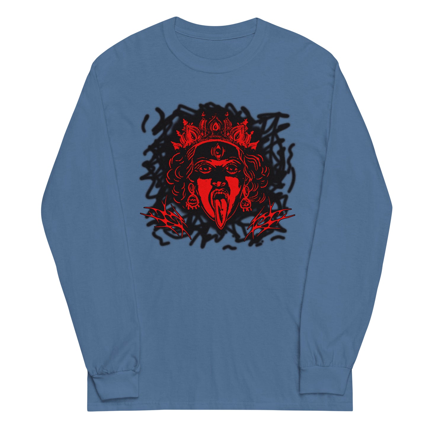 Goddess Kali Graphic Long Sleeve Tee