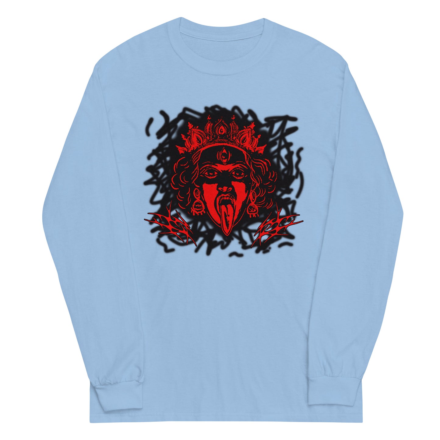 Goddess Kali Graphic Long Sleeve Tee