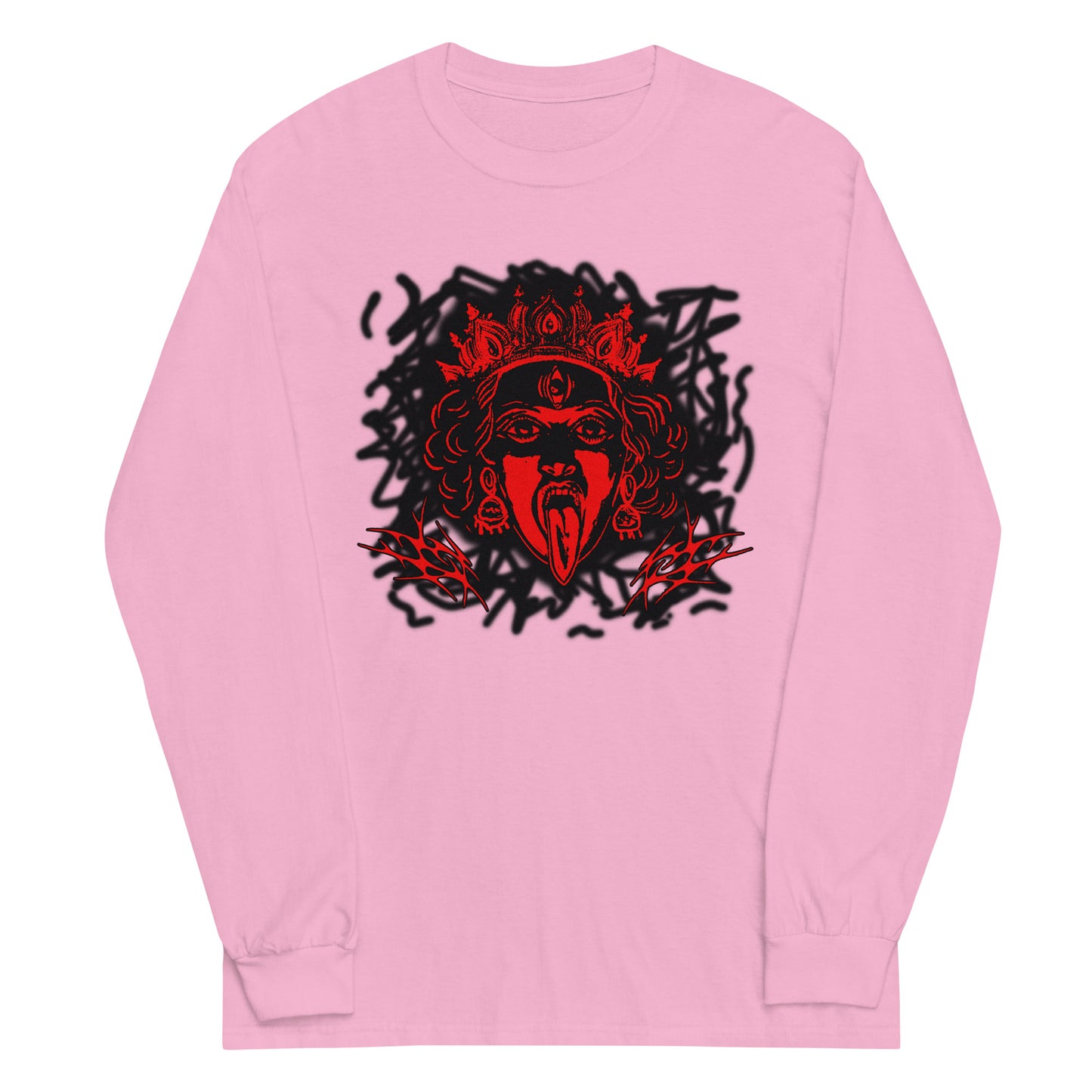 Goddess Kali Graphic Long Sleeve Tee