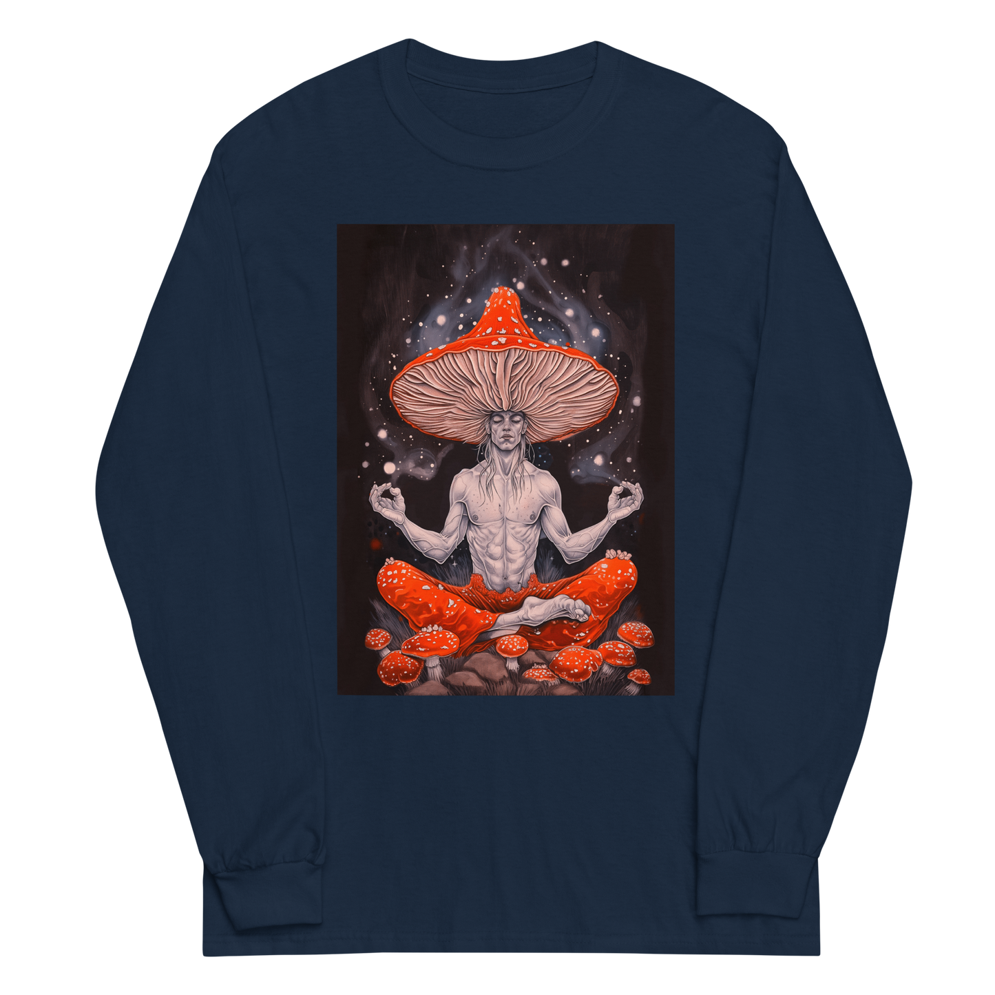 Man Of Mycology Graphic Long Sleeve Tee