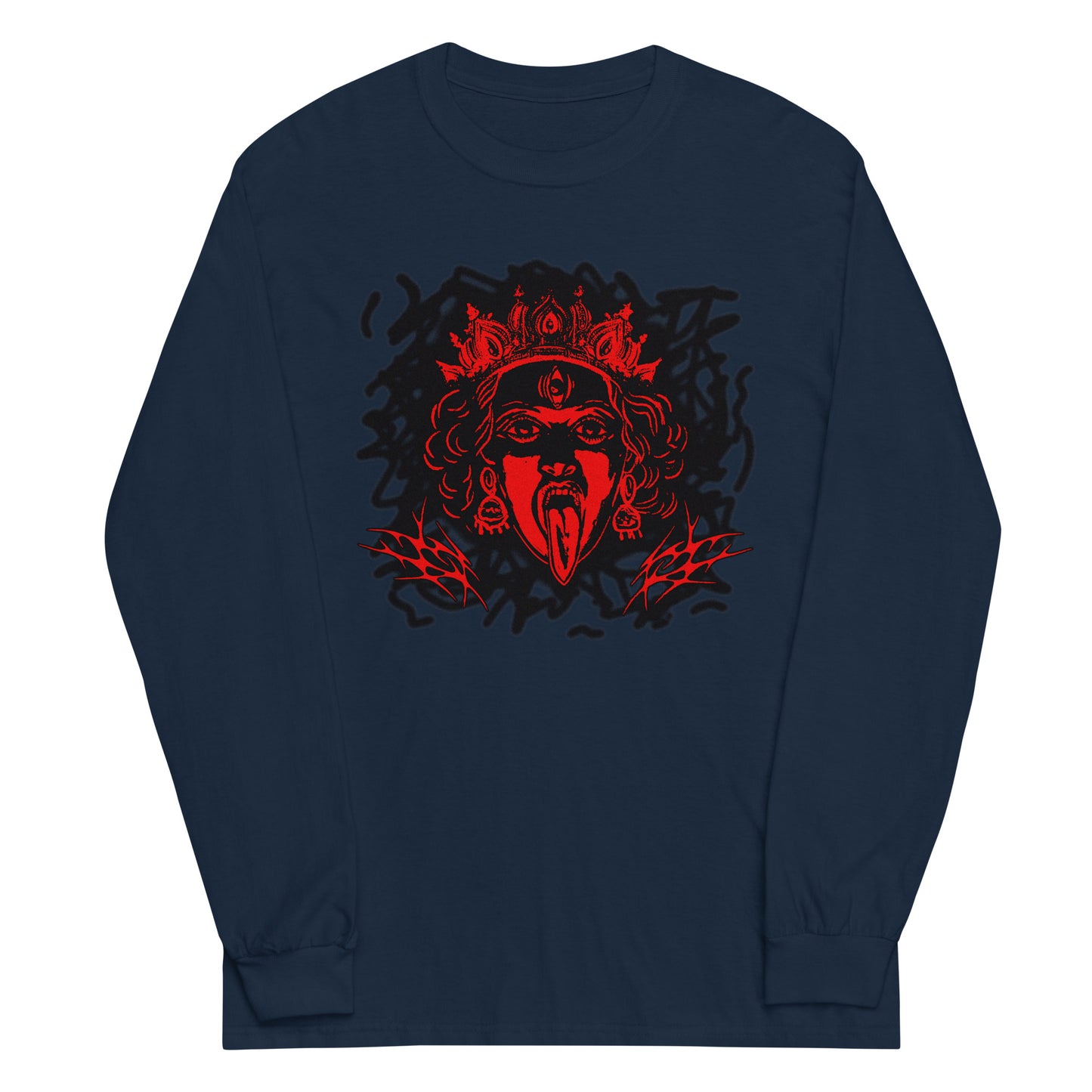 Goddess Kali Graphic Long Sleeve Tee