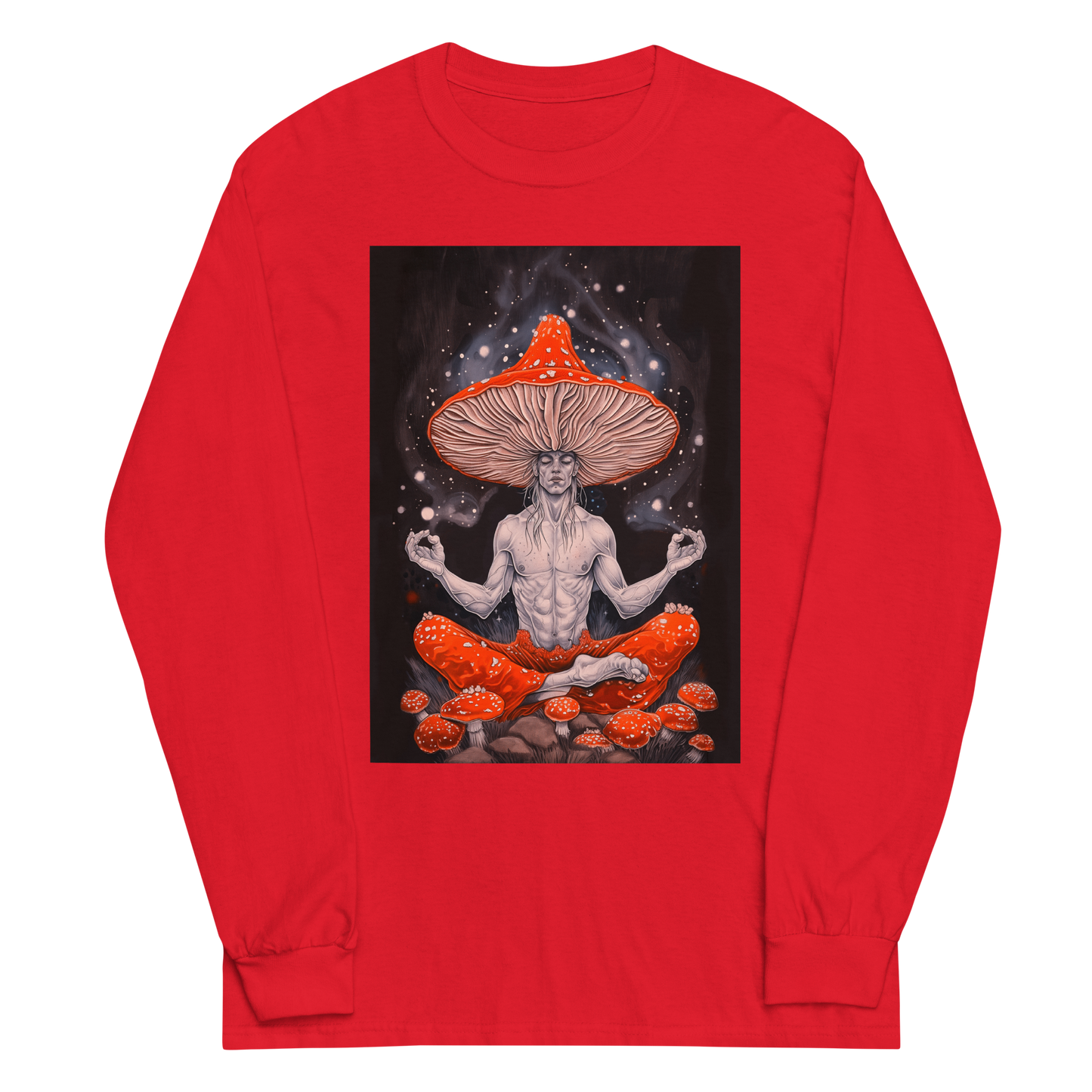 Man Of Mycology Graphic Long Sleeve Tee