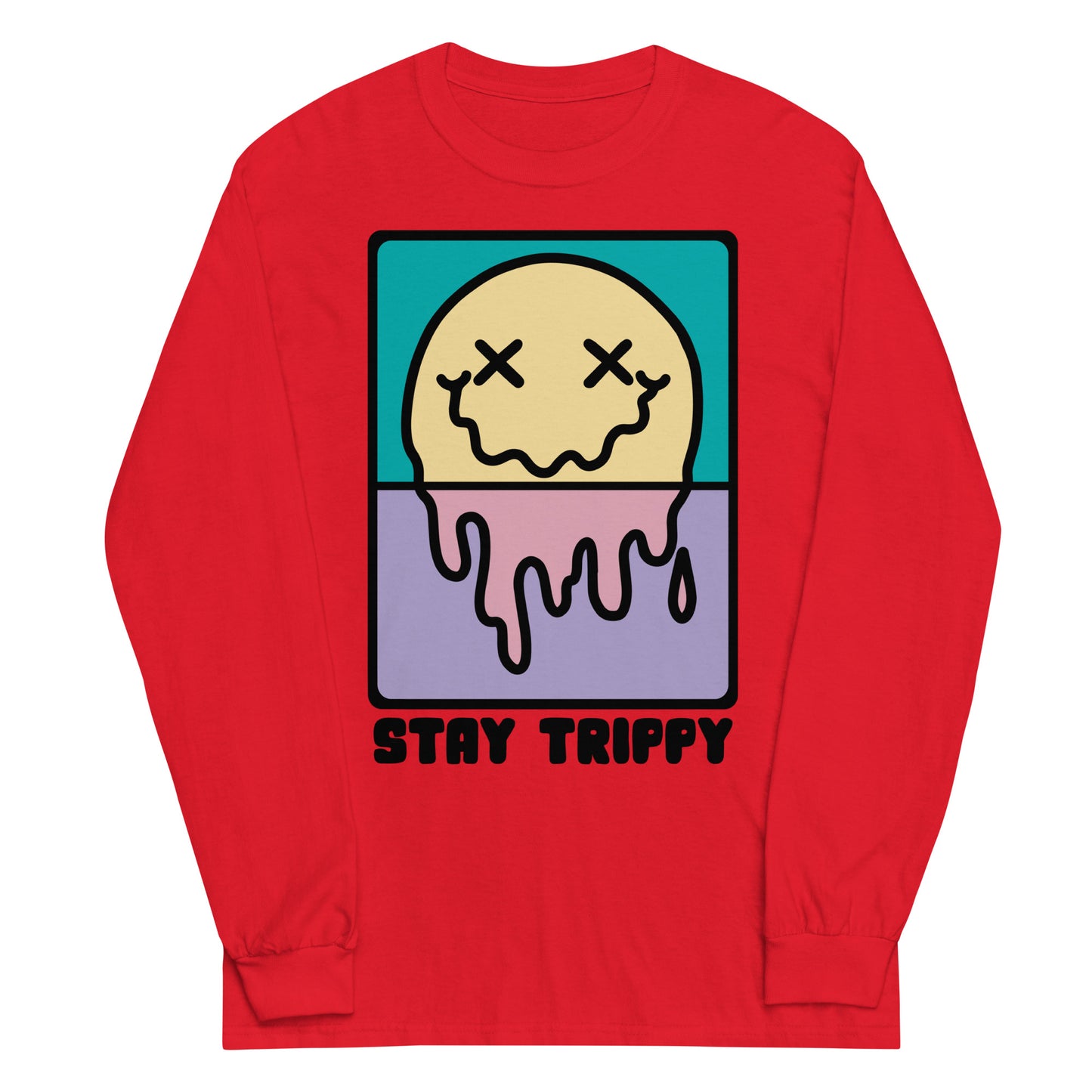 Stay Trippy Graphic Long Sleeve Tee