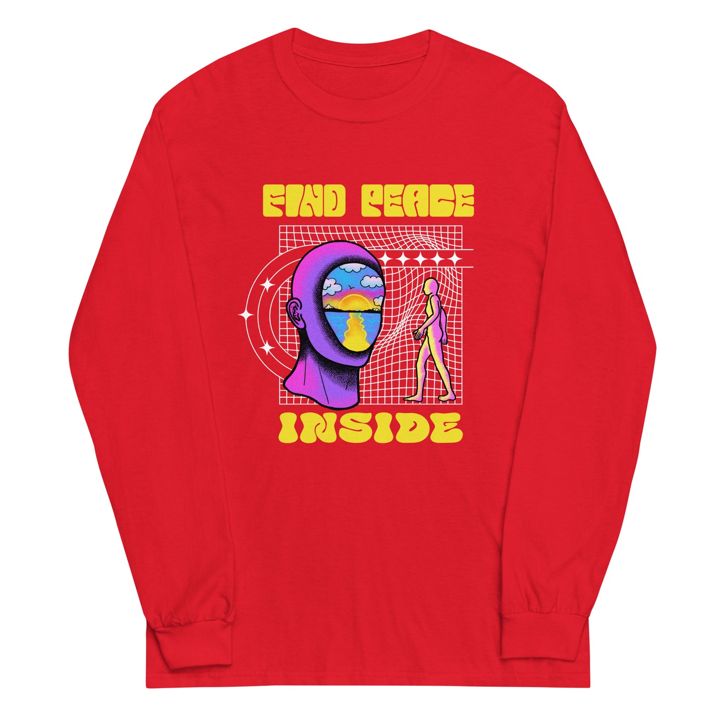 Find Peace Inside Graphic Long Sleeve Tee