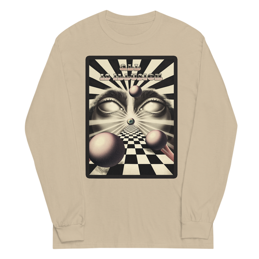 All Is Illusion Graphic Long Sleeve Tee