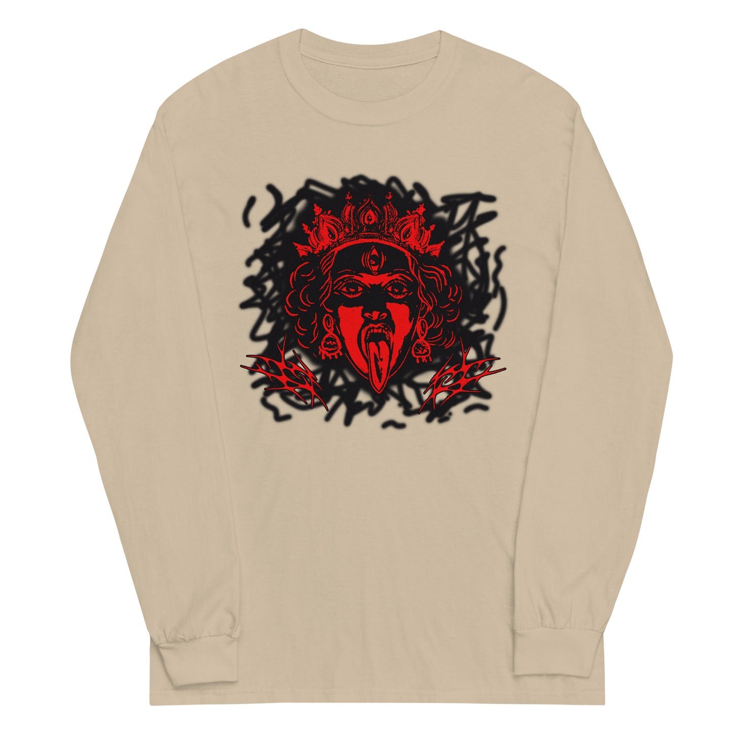 Goddess Kali Graphic Long Sleeve Tee