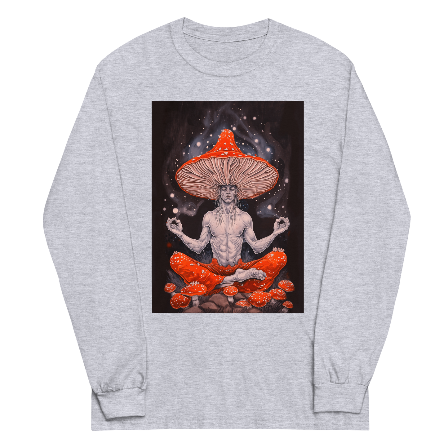 Man Of Mycology Graphic Long Sleeve Tee