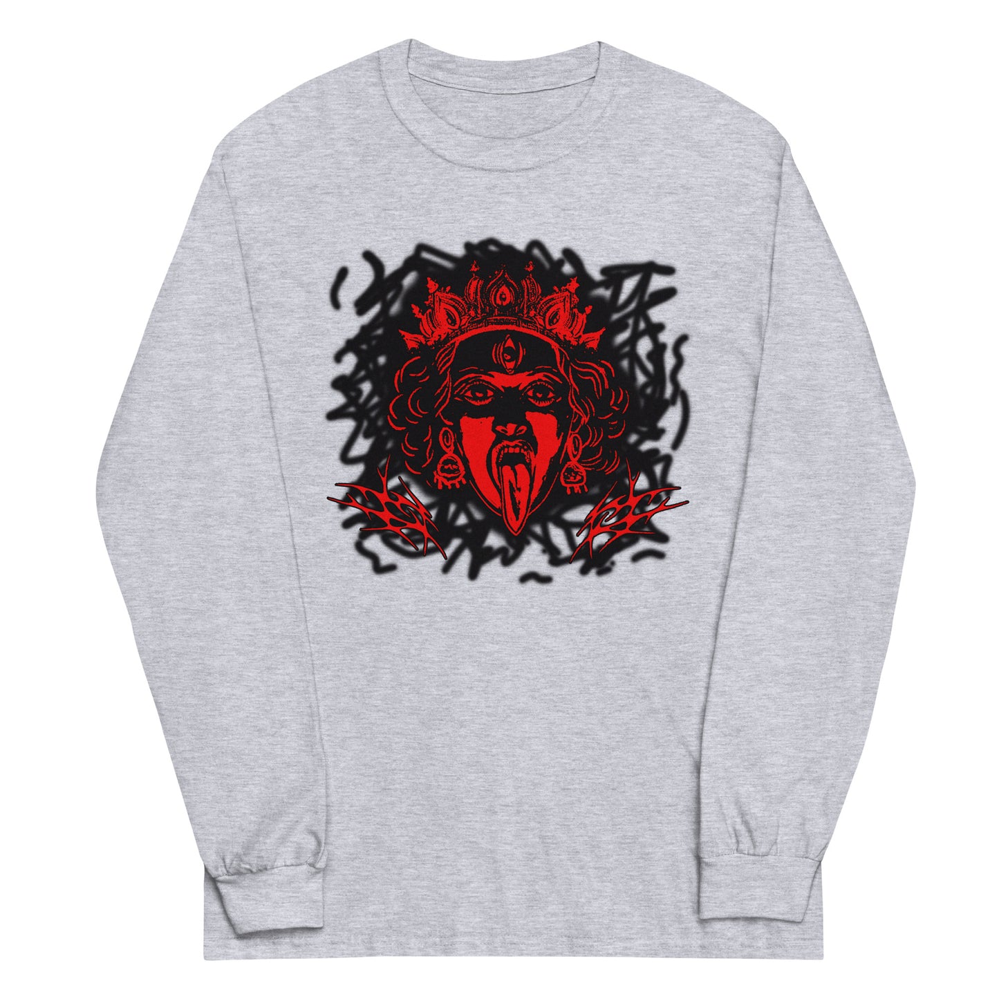 Goddess Kali Graphic Long Sleeve Tee