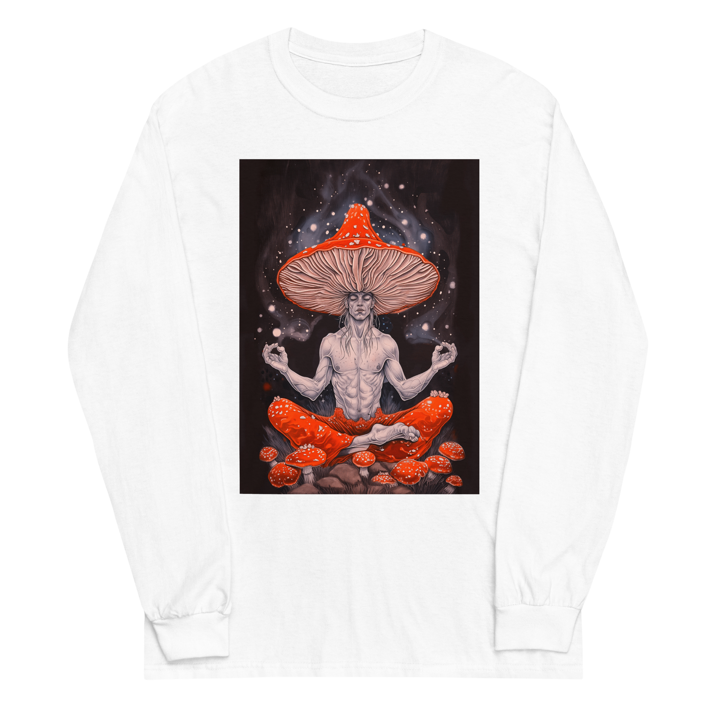 Man Of Mycology Graphic Long Sleeve Tee