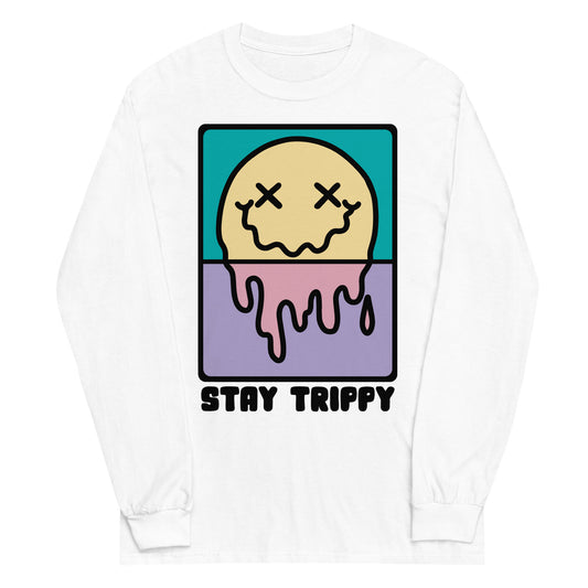 Stay Trippy Graphic Long Sleeve Tee