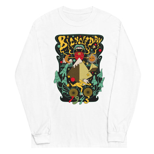 Bicycle Day Graphic Long Sleeve Tee