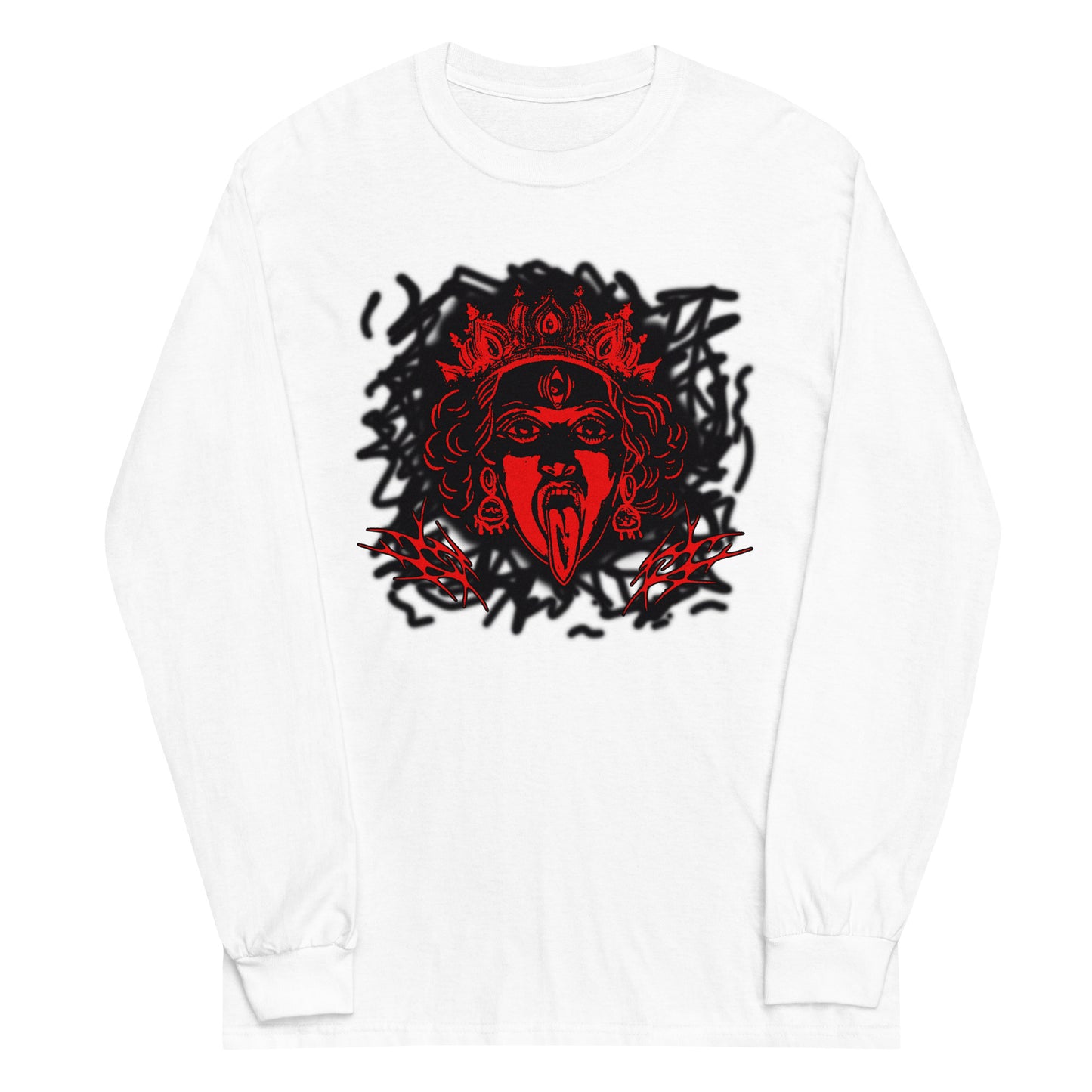 Goddess Kali Graphic Long Sleeve Tee