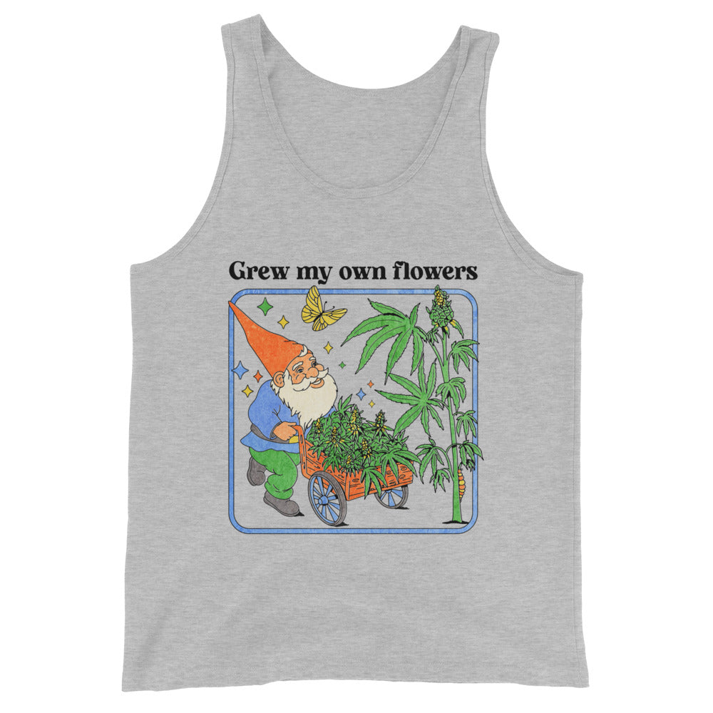 Grew My Own Flowers Graphic Tank Top