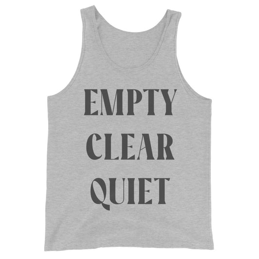 Empty • Clear • Quiet Graphic Tank Top