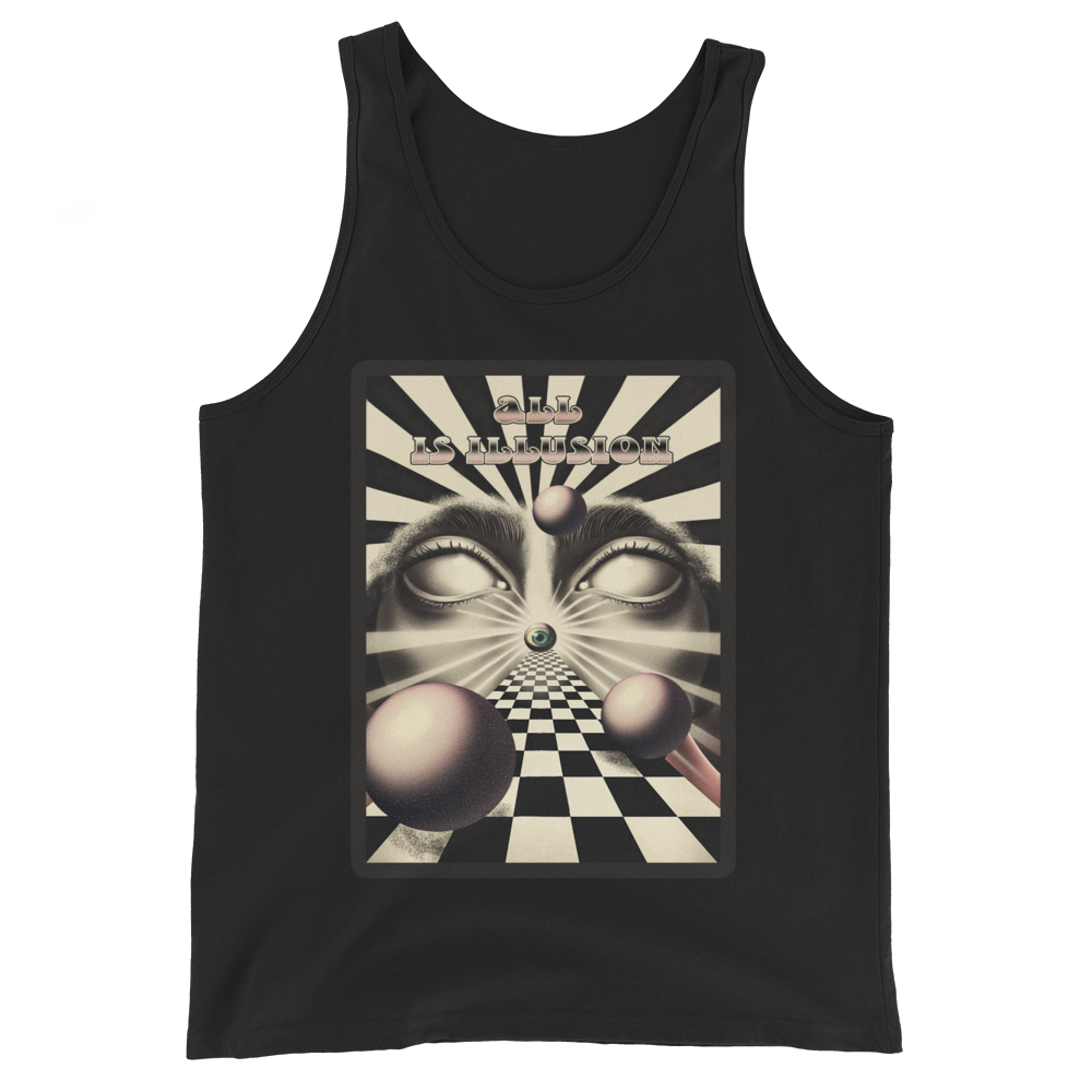 All Is Illusion Graphic Tank Top