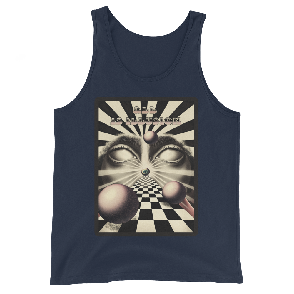 All Is Illusion Graphic Tank Top